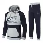 sweater et pantalon de survetement emporio armani big ea7 hoodie gray